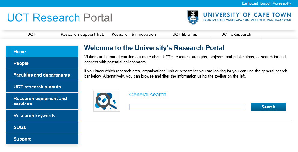 research support uct